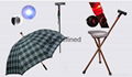 High Quality Separable Walking Stick Umbrella with FM radio and LED function 4