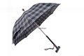 High Quality Separable Walking Stick Umbrella with FM radio and LED function 3