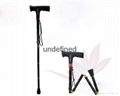 Folable Elderly MP3 Hilking Stick with LED Mountain Climbing Stick 1