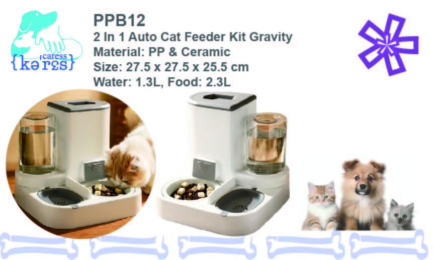 2 IN 1 Auto Cat Feeder Kit