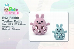 Silicone Teether Rattle