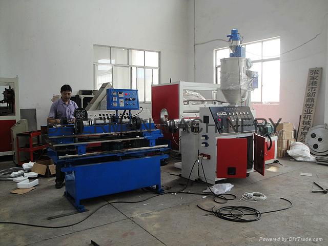 PE Corrugated pipe production line 3