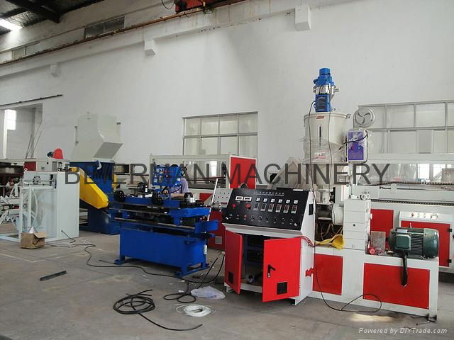 PE Corrugated pipe production line 5