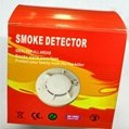 independent wireless 9V Battery  Smoke Detector Alarm with EN14604 3