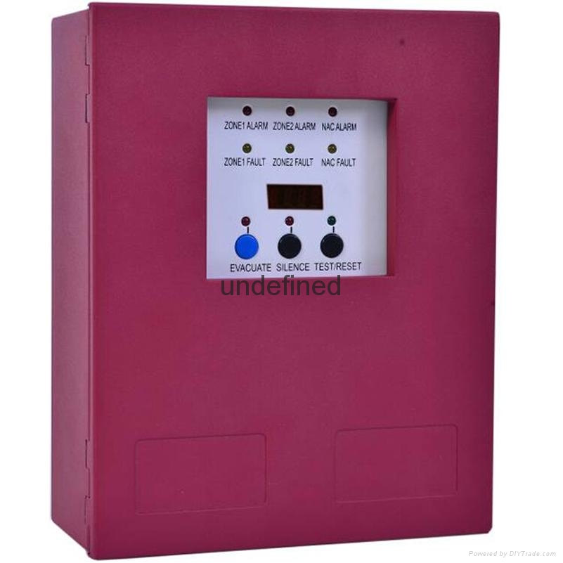 :2 Zones Mini Conventional Fire Alarm Control  Panel 2