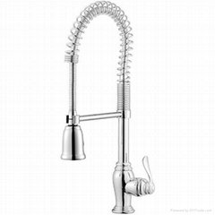 BRUSHED NICKEL PULL OUT KITCHEN faucets 