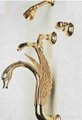 waterfall swan shower and tub  faucet  upc faucet  nsf swan  faucet wall mounted