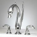 waterfall swan bathtub faucet swan sink faucet upc faucet 