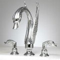 waterfall swan bathtub faucet swan sink faucet upc faucet  1