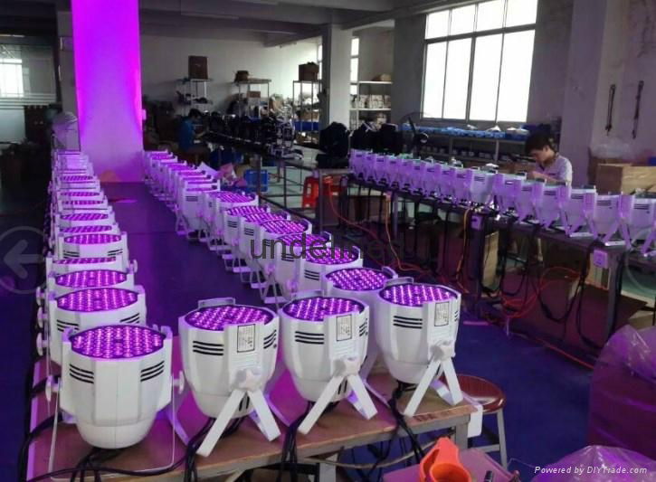 LED 54pcs 3 in 1 RGB in one color par cans LED par washer wall lighting  2