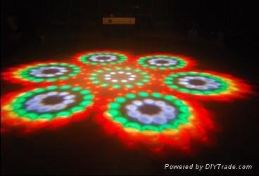 LED seven heads magic light rotating moon flower DJ equipment