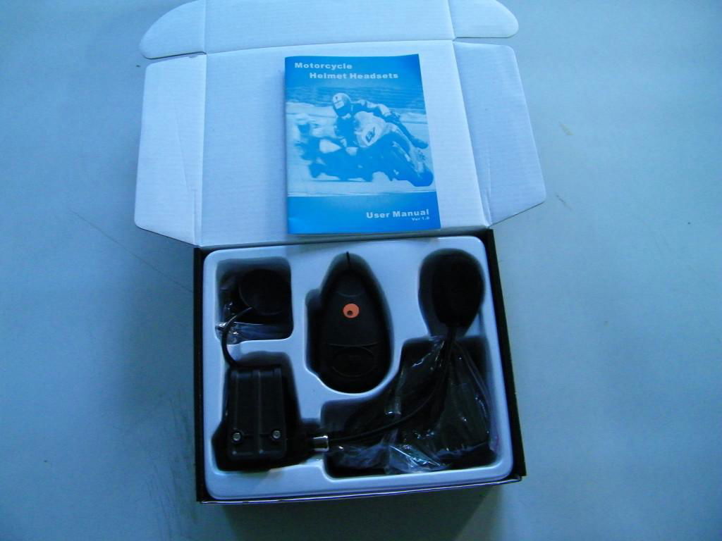 Motorcycle bluetooth intercom helmet set 5