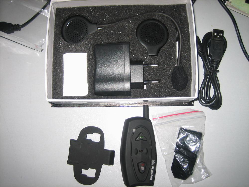 motorcycle bluetooth intercom helmet set 2