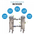 不鏽鋼並聯袋式過濾器 高效不停機雙聯切換式不鏽鋼袋式過濾器 4