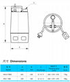 污水型不锈钢潜水泵WQ-0.75BS 4