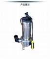 110V不鏽鋼潛水排污泵316L海水抽水泵WQ-5-15-0.75KW 5