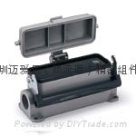 SIBAS/重载连接器 HDC-HE-024M HDC-HE-024F 16A 500V 5