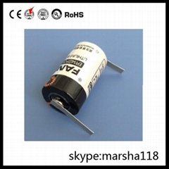 ER14250 3.6V 1/2AA Size LiSOCL2 Battery as Backup Power with Longlife Time