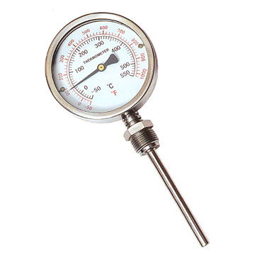 Industrial Bimetal Thermometers with Bottom connection