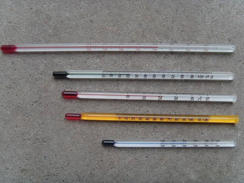 Glass thermometers 3