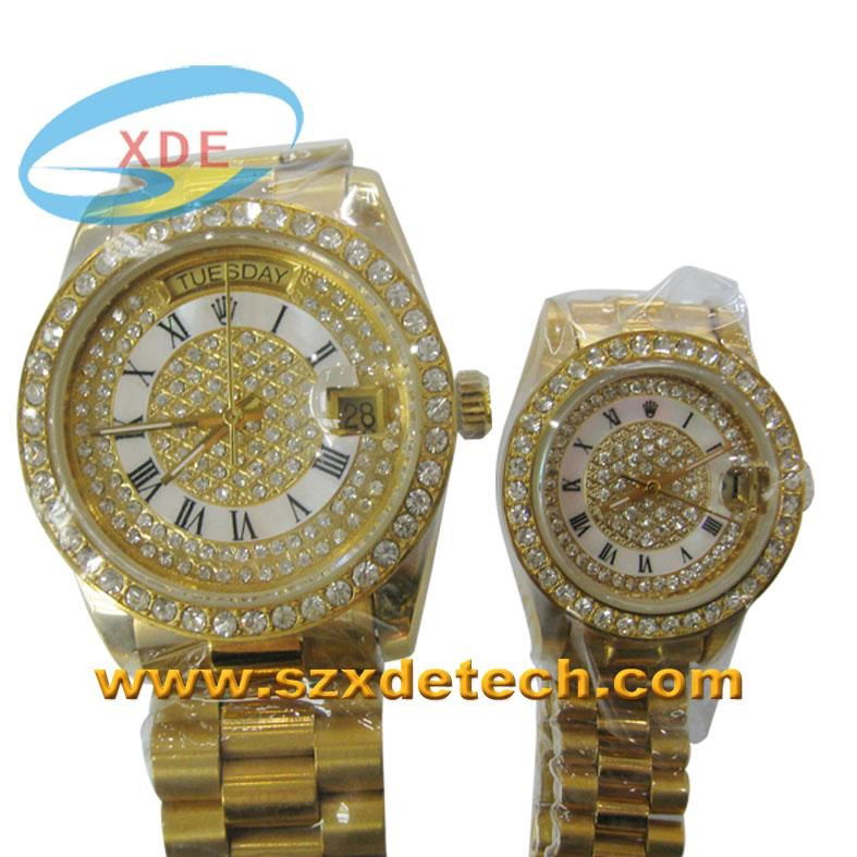 Replica Rolex Watch, Diamond Golden Watches, Matching Watches 3