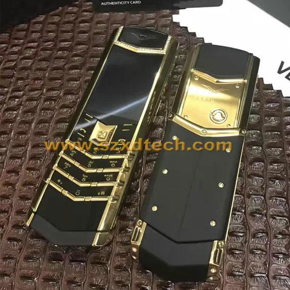 Luxury Brand Vertu Signature S, Copy Real Leather Case, Best Quality 4