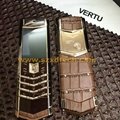 Replica Vertu Signature S Cool Real Leather High Quality Vertu Cell Phones