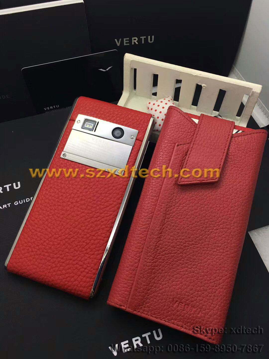 Clone Vertu BLUSH CALF Aster Collection, All Colors 2+64GB 4G, Vertu 1:1 Design 4