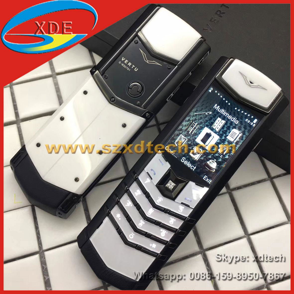 Cool Vertu Signature S, White and Black Color, Replica Vertu Mobile Phones