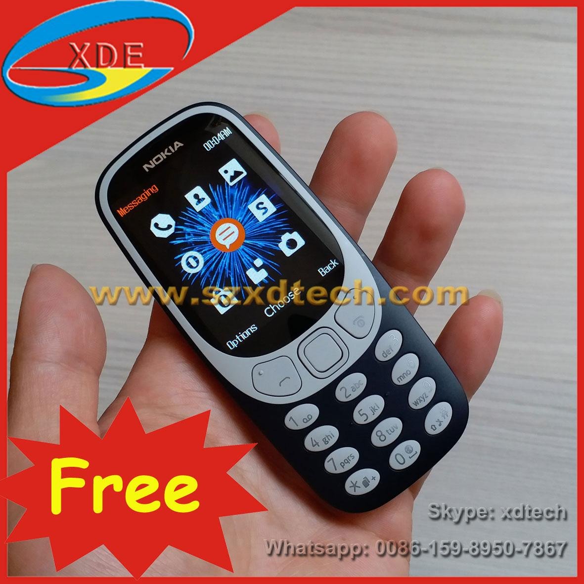 Free Shipping Original Quality Nokia 3310 1:1 Size Good Battery Cheap  Phones - XD-Nokia 3310 A (China Manufacturer) - Mobile Phones - Mobile