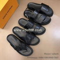 Louis Vuitton Slippers, Louis Vuitton Sandals, Men Slides, Couple Slippers