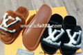 Louis Vuitton Mink Fur Slides