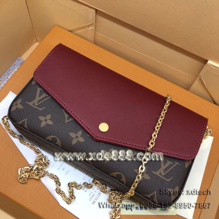 Louis Vuitton Bags POCHETTE FÉLICIE Lady Chain Bags