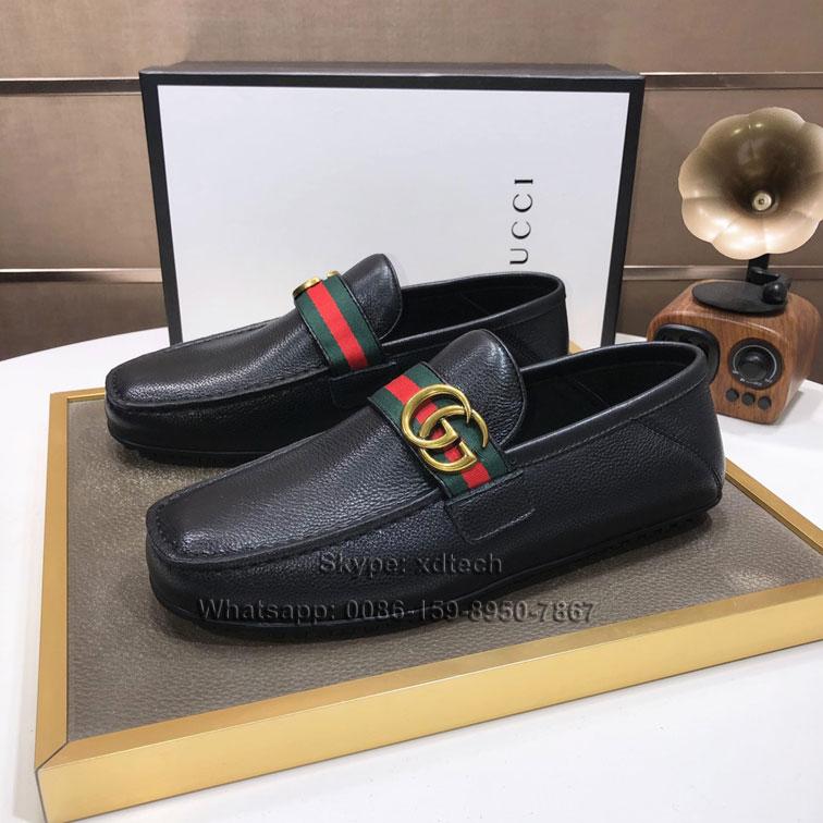 Wholesale Gucci Loafers with Double G Men Gucci Mocassins