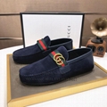 Wholesale Gucci Loafers with Double G Men Gucci Mocassins