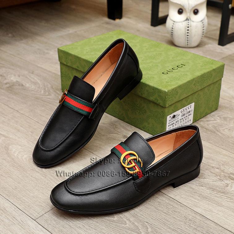 Wholesale       Loafers with Double G, Men       Mocassins 4