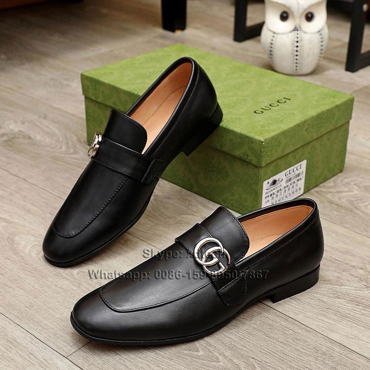 Wholesale       Loafers with Double G, Men       Mocassins 5