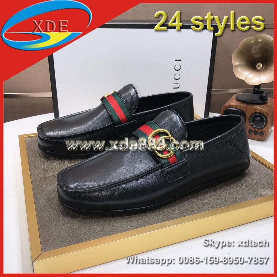 Wholesale       Loafers with Double G, Men       Mocassins