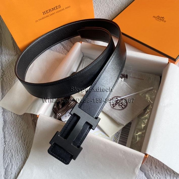 Hermès Belts Classic H Logo Buckle Different Leather Avaliable