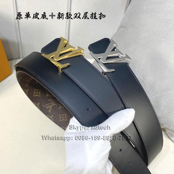               Belts, Men Belts, Monogram Real Calf Leather Belts 4