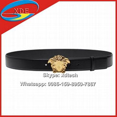 Belts, Head Logo Buckle Leather Belts