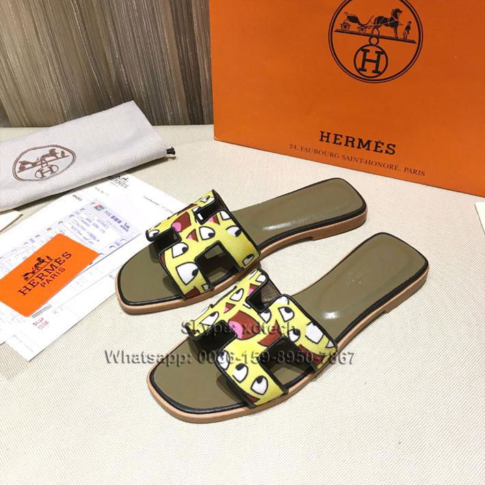 Hermès Sandals, Oran Sandals, High Heels, Flat Slides, All Colors Avaliable 3