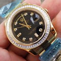 Big Diamond Bezel Couple Wrists