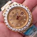 Big Diamond Bezel Couple Wrists