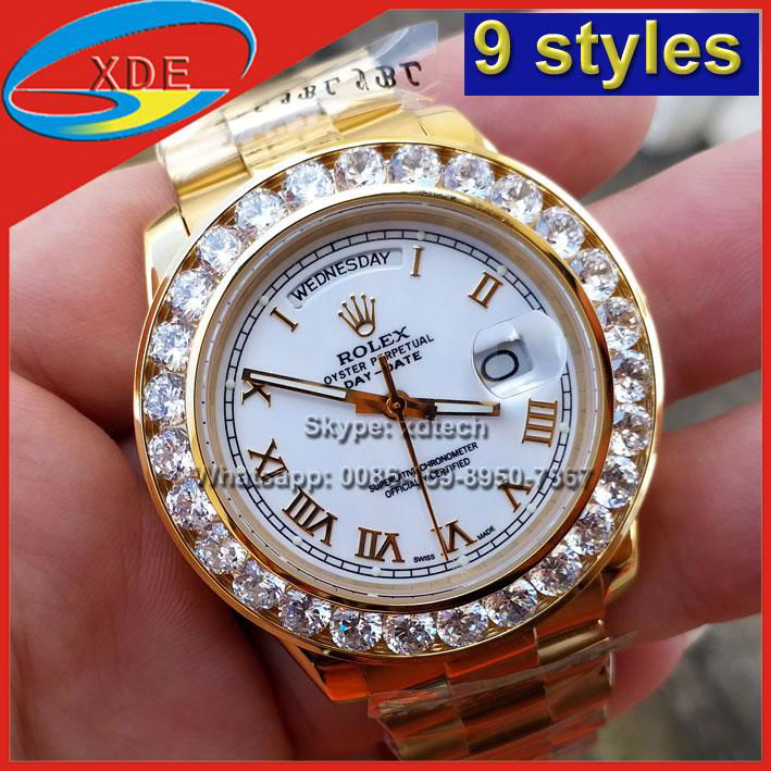 Rolex Wrists, Big Diamond Bezel Couple Wrists, All Colors