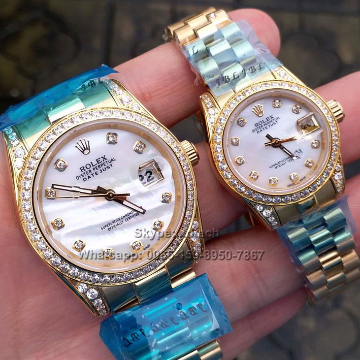 Rolex Watches, Datejust, Diamond Men and Women Machanical Watches 3