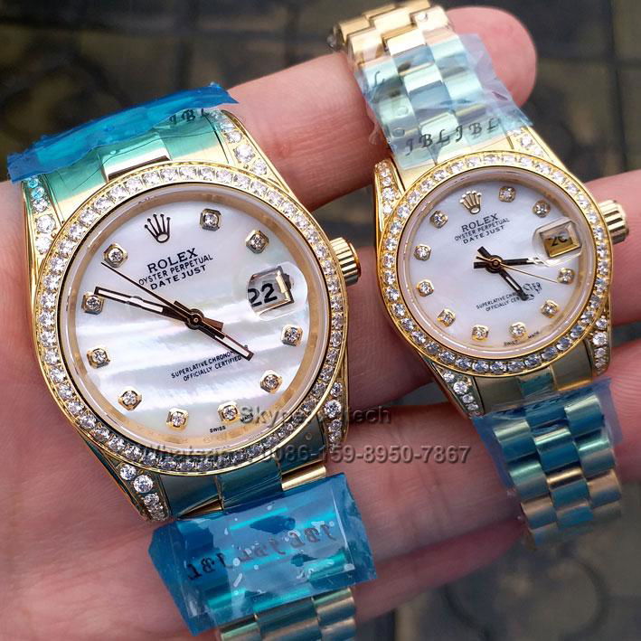 Rolex Watches, Datejust, Diamond Men and Women Machanical Watches 4