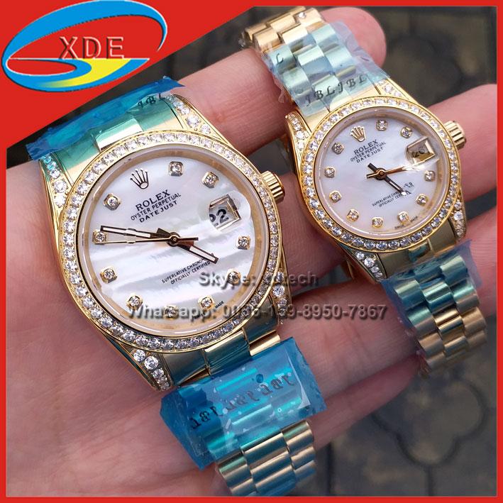 Rolex Watches, Datejust, Diamond Men and Women Machanical Watches