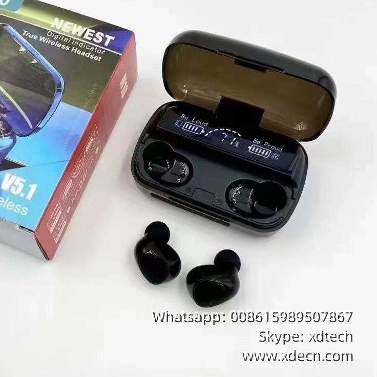 Wholesale High Quality Bluetooth Earphones with Power Bank Digital Indicator 3