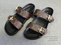 Louis Vuitton Slippers, Louis Vuitton Sandals, Men Slides, Couple Slippers